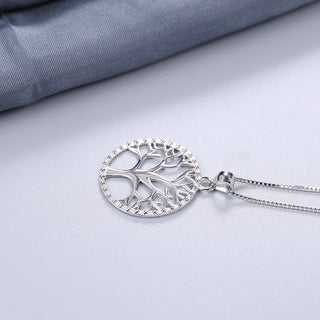 Buddha Gift The Tree of Life 925 Sterling Silver Creation Necklace Pendant