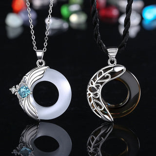 Buddha Gift Love Wings Copper Luck Healing Necklace Pendant