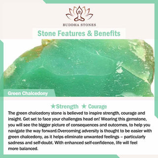 Buddha Gift Green Chalcedony Hollow Pattern Strength Adjustable Ring