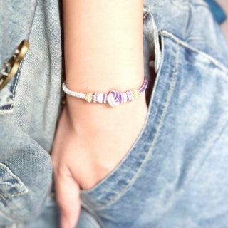 Buddha Gift Two-Color Rope Handcrafted Eight Thread Peace Knot Luck Connection Bracelet