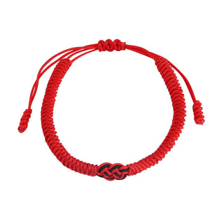 Buddha Gift 2Pcs Tibetan Luck Chinese Knot Protection String Bracelet