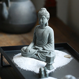 Buddha Gift Sitting Meditation Buddha Blessing Compassion Decoration