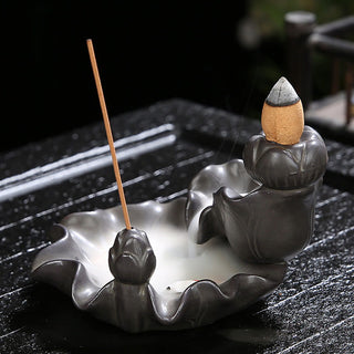 Buddha Gift Koi Fish Lucky Incense Burner Decoration