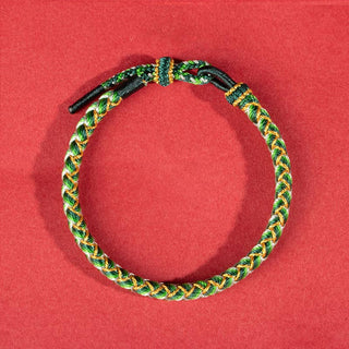 Buddha Gift Handmade Year Of The Dragon Scale Protection Rope Bracelet