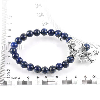 Buddha Gift Natural Gemstone Tree of Life Lucky Charm Stretch Bracelet