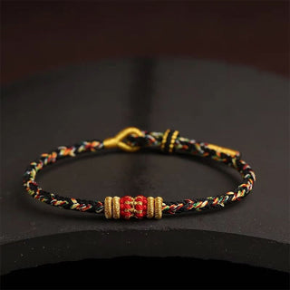 Buddha Gift Handmade Colorful Rope King Kong Knot Braided Luck Bracelet