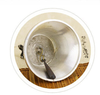 Buddha Gift Tibetan Meditation Bell and Vajra Dorje Copper Decoration Set