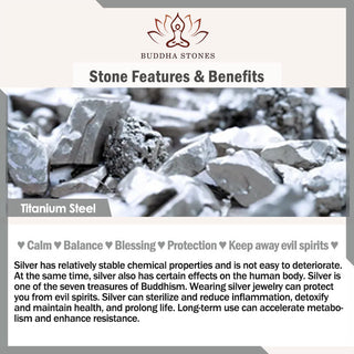 Buddha Gift 925 Sterling Silver Natural Garnet Four-leaf Clover Protection Necklace Pendant Ring