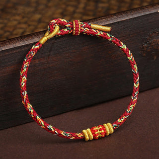 Buddha Gift Handmade Colorful Rope King Kong Knot Braided Luck Bracelet