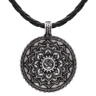 Six True Words Love Peace Flower Pattern Necklace (Extra 35% Off | USE CODE: FS35)