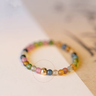 Buddha Gift Natural Tourmaline Positive Love Ring