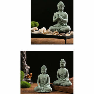Buddha Gift Tibetan Meditation Contemplation Buddha Serenity Compassion Statue Figurine Decoration