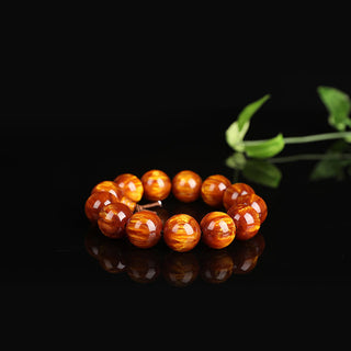 Buddha Gift Golden Sea Willow Success Positive Bracelet Mala