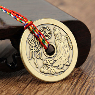 Buddha Gift Taoism Yin Yang Symbol Protection Pendant Decoration Amulet