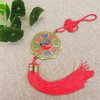 Buddha Gift Feng Shui Bagua Map Chinese Knotting Harmony Energy Map Mirror