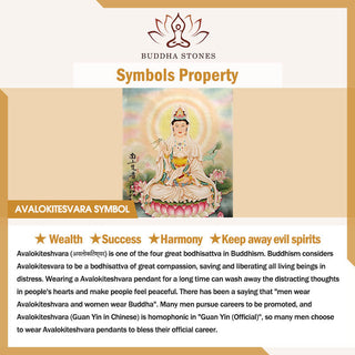 Buddha Gift Tibetan Eight-armed Avalokitesvara Guanyin Buddha Gold Plated Liuli Crystal Wealth Necklace Pendant