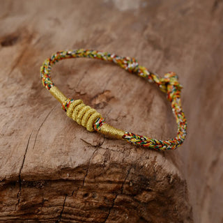 Buddha Gift Handmade Colorful King Kong Knot Protection Braid String Bracelet