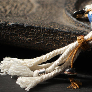 Buddha Gift Tibet Zakiram Goddess of Wealth Thangka Handmade Luck Bracelet