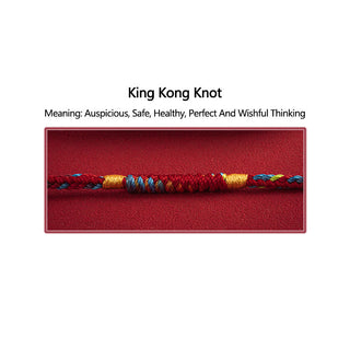 Buddha Gift "May You Be Safe And Lucky In The Year Ahead" Multicolored Bracelet