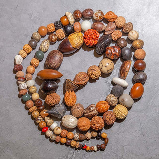 Buddha Gift 108 Mala Beads Bodhi Seed Luck Wealth Bracelet Wrist Mala