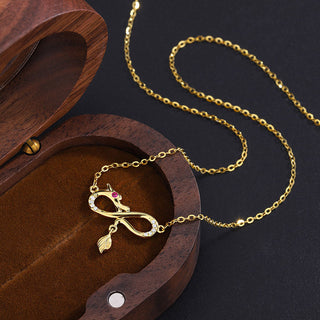 Buddha Gift 999 Sterling Silver Year Of The Dragon Endless Knot Tail Charm Protection Necklace Pendant