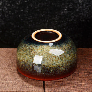 Buddha Gift Lotus Dragon Phoenix Koi Fish Chinese Jianzhan Ceramic Teacup Kung Fu Tea Cup 110ml
