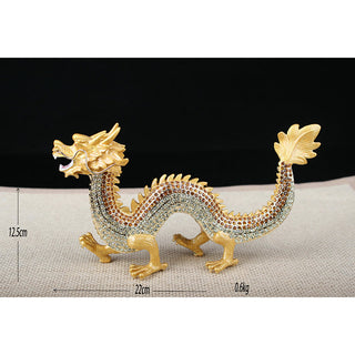 Buddha Gift Handmade Feng Shui Dragon Luck Success Home Decoration