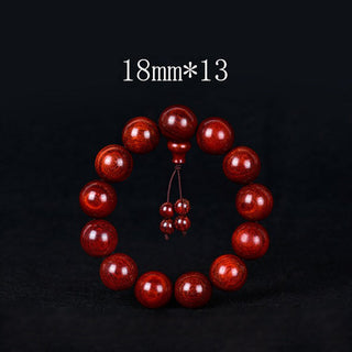 Buddha Gift Tibetan Small Leaf Red Sandalwood Balance Bracelet
