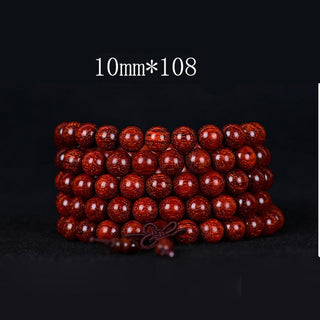 Tibetan Small Leaf Red Sandalwood Balance Bracelet (Extra 30% Off | USE CODE: FS30)