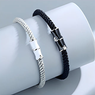 Buddha Gift Bamboo Pattern Healing Couple Rope Bracelet
