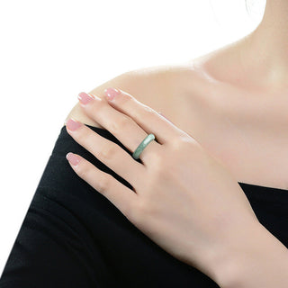 Buddha Gift Natural Jade Abundance Healing Ring