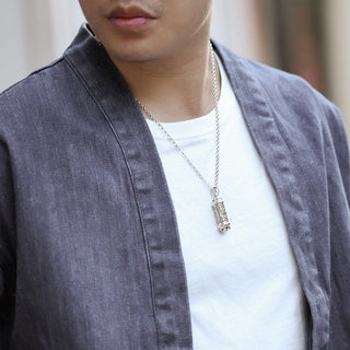 Buddha Gift Tibetan Om Mani Padme Hum Focus Necklace Pendant