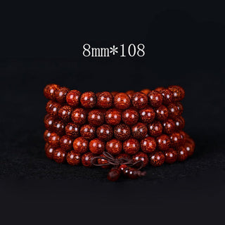 Tibetan Small Leaf Red Sandalwood Balance Bracelet (Extra 30% Off | USE CODE: FS30)