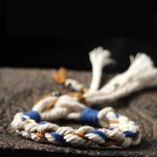 Buddha Gift Tibet Zakiram Goddess of Wealth Thangka Handmade Luck Bracelet