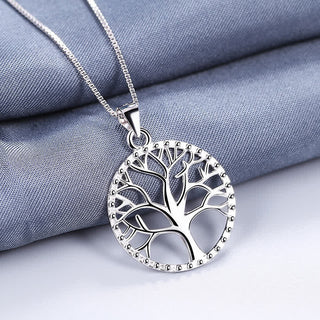 Buddha Gift The Tree of Life 925 Sterling Silver Creation Necklace Pendant