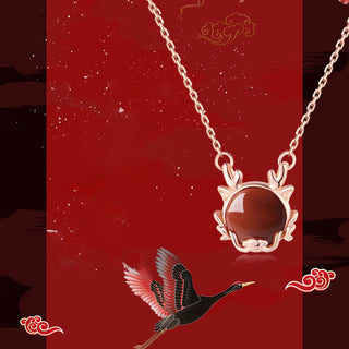 ❗❗❗A Flash Sale- Buddha Gift 925 Sterling Silver Year of the Dragon Cinnabar Red Agate Dragon Protection Bracelet Necklace Pendant Earrings Ring