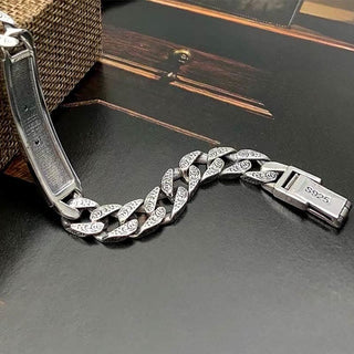 Buddha Gift Tiger Tang Dynasty Flower Design Copper Luck Chain Bracelet