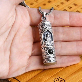 Buddha Gift Chinese Zodiac Natal Buddha Projection Prosperity Necklace Pendant