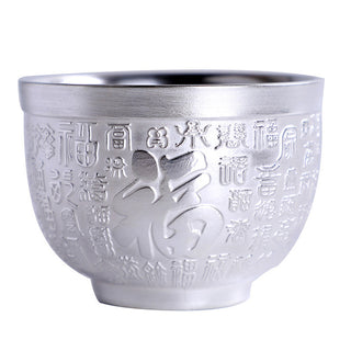 Buddha Gift Fu Character Dragon Phoenix Horse Koi Fish Ceramic Teacup Kung Fu Tea Cup