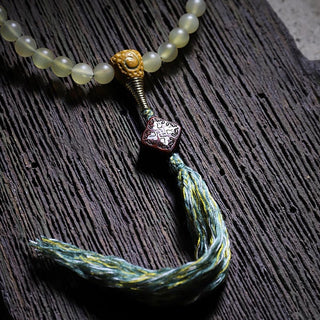 Buddha Gift 108 Mala Beads Tibet Sheep Horn Amber Luck Bracelet