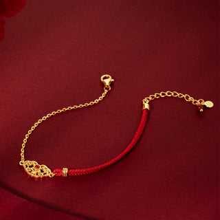 Buddha Gift Lock of Good Wishes Luck Strength Chain Bracelet