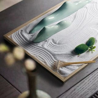 Buddha Gift Rocks Landscape Meditation Enlightenment Zen Garden Decoration