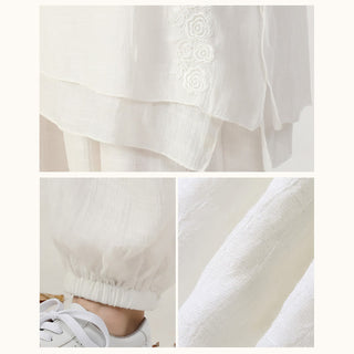 Buddha Gift 2Pcs Long Sleeve Frog-Button Meditation Prayer Zen Practice Tai Chi Uniform Clothing Women's Set