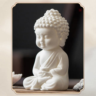 Buddha Gift Lotus Flower Tathagata Kwan Yin Avalokitesvara Ksitigarbha Meditation Ceramic Stick Incense Burner Decoration