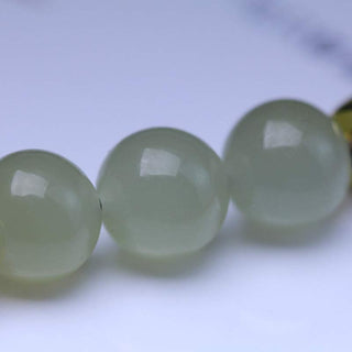 Buddha Gift Natural Jade Lotus Seed Strength Red String Weave Bracelet