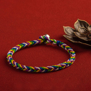 Buddha Gift "May everything go your way" Lucky Multicolored Bracelet