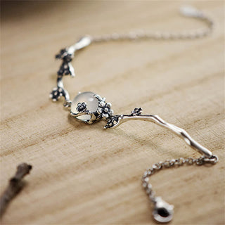 Buddha Gift Plum Blossom Chalcedony Positive Bracelet