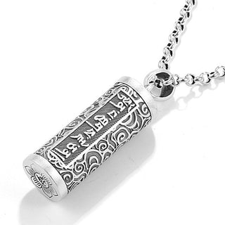 Buddha Gift Six True Words Protection Necklace Pendant