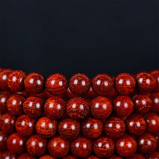 Buddha Gift Tibetan Small Leaf Red Sandalwood Balance Bracelet
