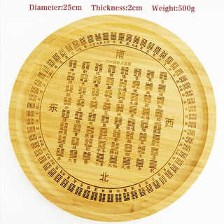 Buddha Gift Feng Shui Bamboo Bagua Map Harmony Energy Map